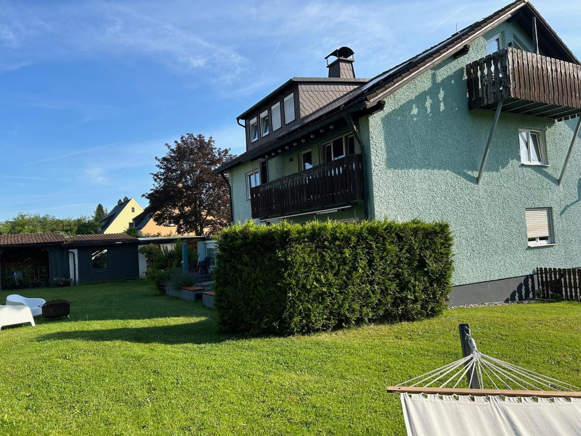 Apartment Kornbergblick Schwarzenbach an der Saale Esterno foto